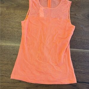 Women's Mesh Tank Top - Neon Orange
